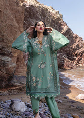 Flow by Crimson Embroidered Lawn Suits Unstitched 3 Piece - CSS25FL 5A PARSI THREADS